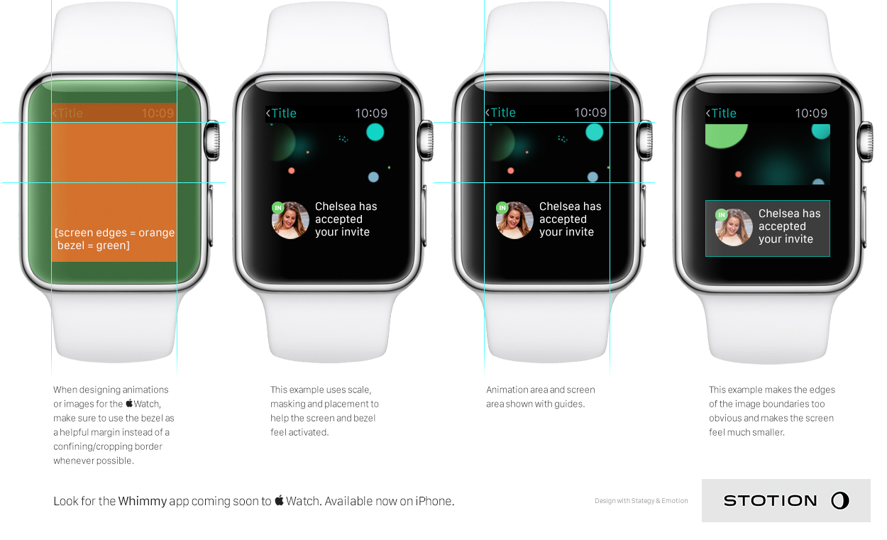 Apple watch design tips